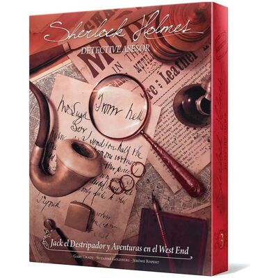 Asmodee Sherlock Holmes: Jack the Ripper Hiszpańska Gra Planszowa Asmodee Sherlock Holmes: Jack the Ripper Hiszpańska Gra Planszowa