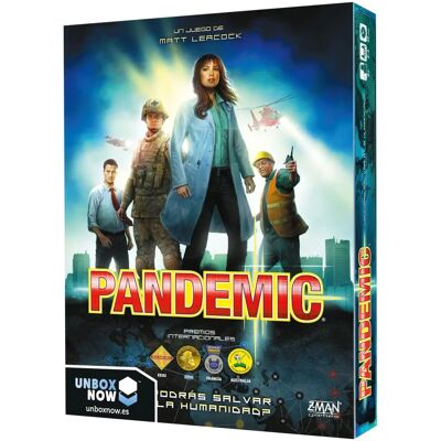 Jeu de Plateau Pandemic Asmodee - Coopératif Jeu de Plateau Pandemic Asmodee - Coopératif