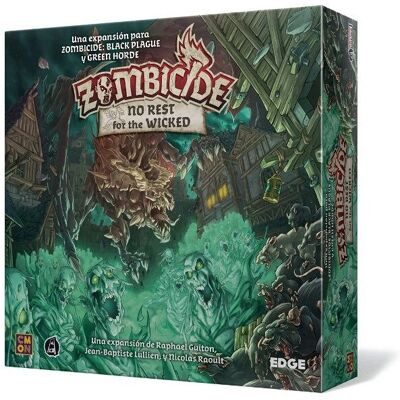 Asmodee EFCMZB06 - Jeu de société Zombicide Black Plague Asmodee EFCMZB06 - Jeu de société Zombicide Black Plague