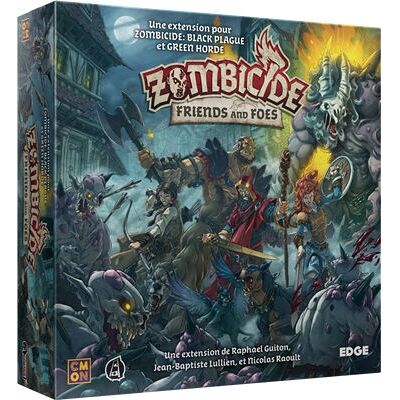 Asmodee EFCMZB07 - Zombicide Black Plague: Amis et Ennemis Jeu de Société - Publicité Asmodee EFCMZB07 - Zombicide Black Plague: Amis et Ennemis Jeu de Société - Publicité