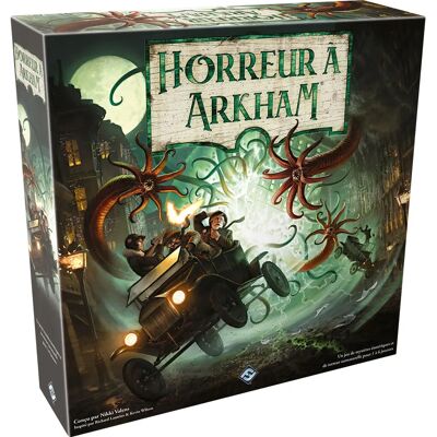 Fantasy Flight Games Horreur À Arkham - Jeu de Société - 3e Édition - Publicité Fantasy Flight Games Horreur À Arkham - Jeu de Société - 3e Édition - Publicité