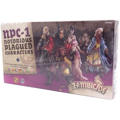 Edge Zombicide Black Plague - Personnages Maudits Notoires - Jeu de Société Edge Zombicide Black Plague - Personnages Maudits Notoires - Jeu de Société