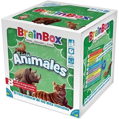 Asmodee Brainbox Dieren - Educatief geheugenspel voor kinderen 8+ Asmodee Brainbox Dieren - Educatief geheugenspel voor kinderen 8+