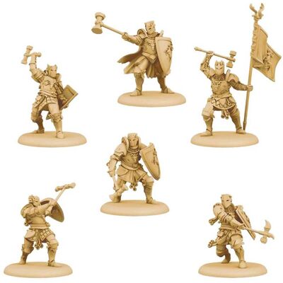 Asmodee Guardiani Baratheon - Gioco di Miniature - Armatura Pesante - Unità di Supporto Asmodee Guardiani Baratheon - Gioco di Miniature - Armatura Pesante - Unità di Supporto