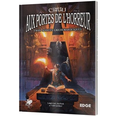 Edge Entertainment - L'Appel de Cthulhu : Aux Portes de l'Horreur - supplément RPG - Publicité Edge Entertainment - L'Appel de Cthulhu : Aux Portes de l'Horreur - supplément RPG - Publicité