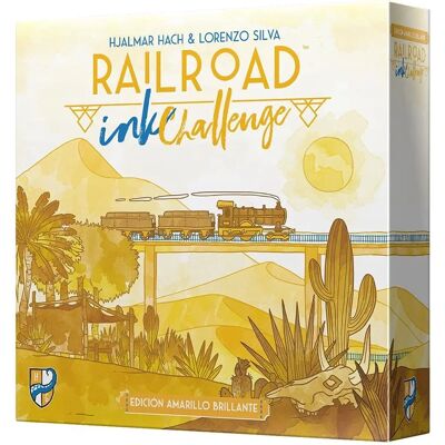 Asmodee Railroad Ink Yellow Edition Board Game Asmodee Railroad Ink Yellow Edition Board Game