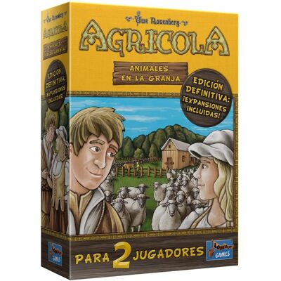 Asmodee Agricola Animales en la Granja - Juego de Mesa, Estrategia, 2 Jugadores Asmodee Agricola Animales en la Granja - Juego de Mesa, Estrategia, 2 Jugadores