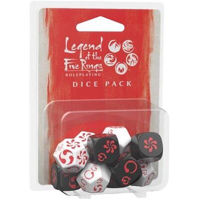 Ensemble de Dés RPG Legend of the Five Rings de Edge Entertainment - Publicité Ensemble de Dés RPG Legend of the Five Rings de Edge Entertainment - Publicité