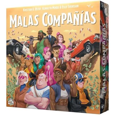 Asmodee Malas Compañias - Gioco da Tavolo - 8+ Giocatori Asmodee Malas Compañias - Gioco da Tavolo - 8+ Giocatori