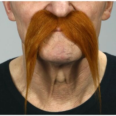 Moustache My Other Me Arancione - Accessorio Taglia Unica Moustache My Other Me Arancione - Accessorio Taglia Unica
