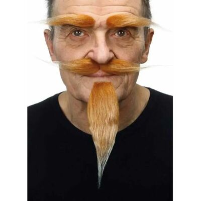 My Other Me Falsk Mustasch - Orange/Blond - Unisex My Other Me Falsk Mustasch - Orange/Blond - Unisex