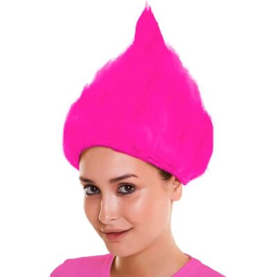 Peruca Trolls Fúcsia da My Other Me - Wigs Peruca Trolls Fúcsia da My Other Me - Wigs