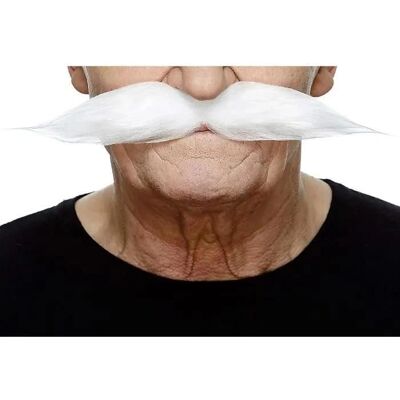 Baffo My Other Me Bianco - Accessorio di costume Baffo My Other Me Bianco - Accessorio di costume