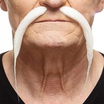 Moustache My Other Me Bianco - Accessorio Taglia Unica Moustache My Other Me Bianco - Accessorio Taglia Unica
