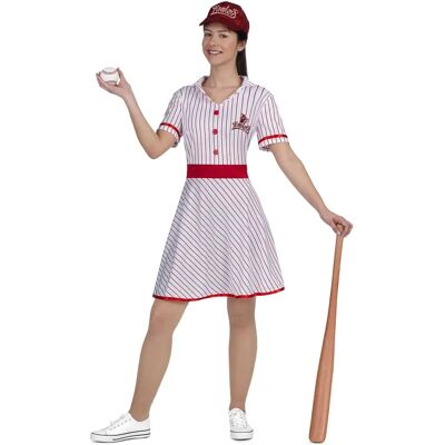 My Other Me Vintage Baseball Kostüm Rot L My Other Me Vintage Baseball Kostüm Rot L