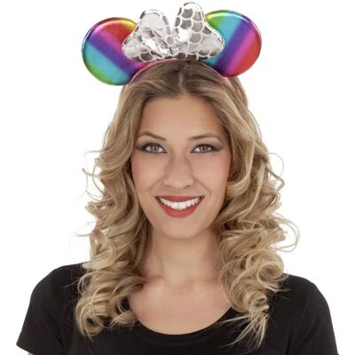Serre-tête Arc-en-ciel Little Female Mouse - Bandeau Serre-tête Arc-en-ciel Little Female Mouse - Bandeau