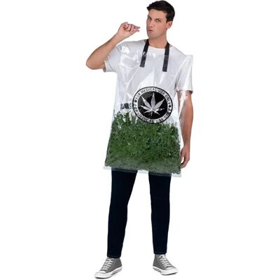 Costume Marijuana My Other Me - Unisexe, 2 Pièces, Vert, Taille Unique - Publicité Costume Marijuana My Other Me - Unisexe, 2 Pièces, Vert, Taille Unique - Publicité