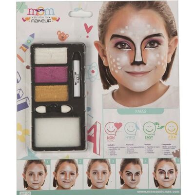 Kit de Maquillage de Noël My Other Me - Peinture pour visage, 3 couleurs - Publicité Kit de Maquillage de Noël My Other Me - Peinture pour visage, 3 couleurs - Publicité