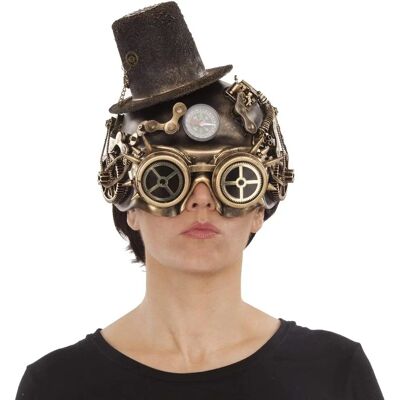 Hełm Steampunk z miedzią Mask My Other Me - Unisex Hełm Steampunk z miedzią Mask My Other Me - Unisex