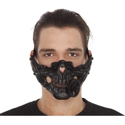 Maschera DISFRAZZES Scheletro Steampunk - Maschera Maschera DISFRAZZES Scheletro Steampunk - Maschera