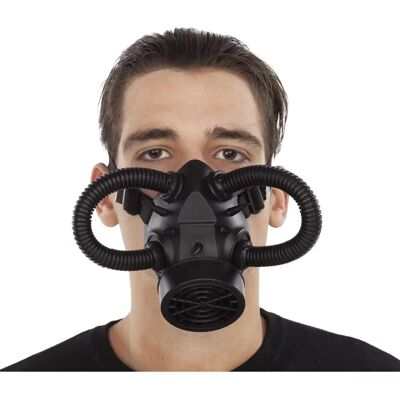 Maschera My Other Me Nera Steampunk Unisex - Maschera Maschera My Other Me Nera Steampunk Unisex - Maschera
