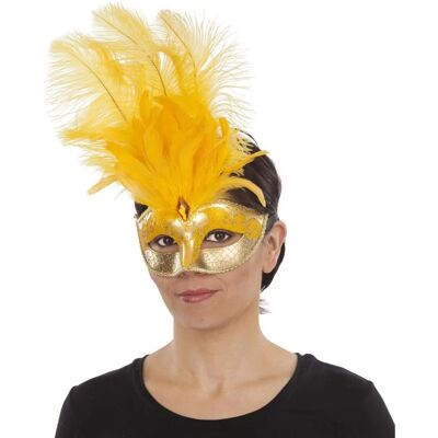 My Other Me Veneciana Máscara de Ojos de Plumas - Accesorio Unisex para Fiestas My Other Me Veneciana Máscara de Ojos de Plumas - Accesorio Unisex para Fiestas