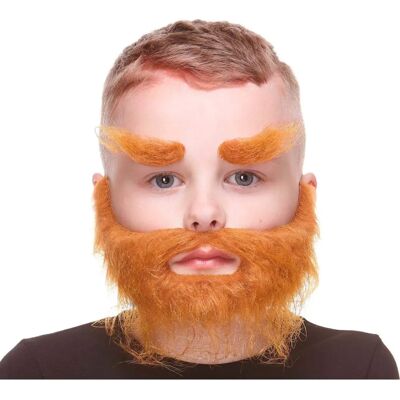 My Other Me Orange False Beard - False beard My Other Me Orange False Beard - False beard