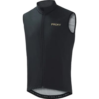Gilett Spiuk Cold&Rain - Ciclismo Uomo - Nero - Antivento, Traspirante, 3 Tasche Gilett Spiuk Cold&Rain - Ciclismo Uomo - Nero - Antivento, Traspirante, 3 Tasche