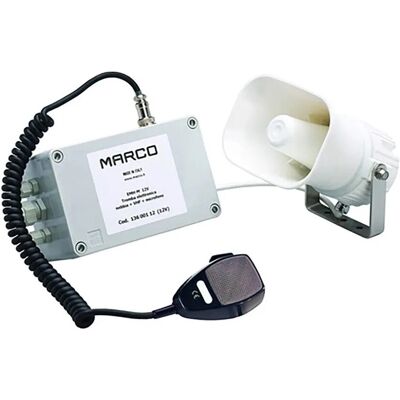 Marco Mic 24V Electronic Whistle - Electronic Whistle, Microphone, Fog Signal Marco Mic 24V Electronic Whistle - Electronic Whistle, Microphone, Fog Signal