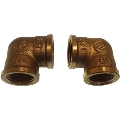 Codo de tubería hembra de latón GOLDENSHIP - Codo de tubería Codo de tubería hembra de latón GOLDENSHIP - Codo de tubería