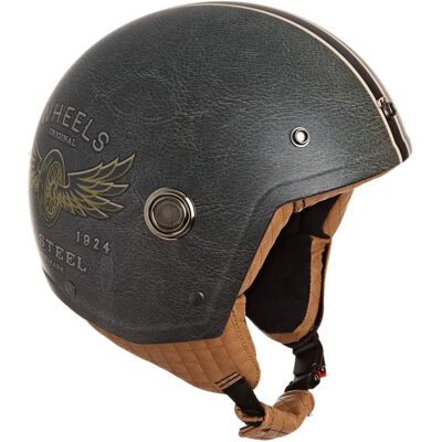 NZI NZI Tonup Gráficos Ruedas de Acero Casco - Casco de Moto NZI NZI Tonup Gráficos Ruedas de Acero Casco - Casco de Moto