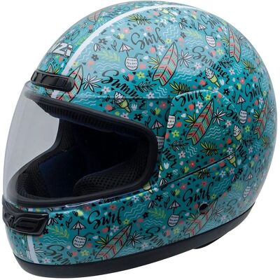 NZI Activy Junior Grafica Visiera Summersurf Brillo - Casco moto NZI Activy Junior Grafica Visiera Summersurf Brillo - Casco moto