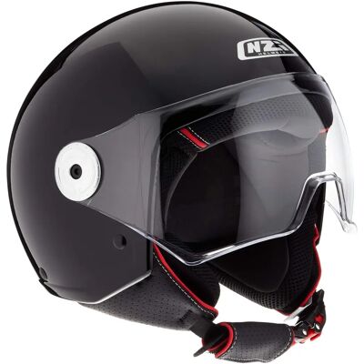 Capacete de moto NZI VINTAGE 3 - Preto - Leve, Interior removível Capacete de moto NZI VINTAGE 3 - Preto - Leve, Interior removível