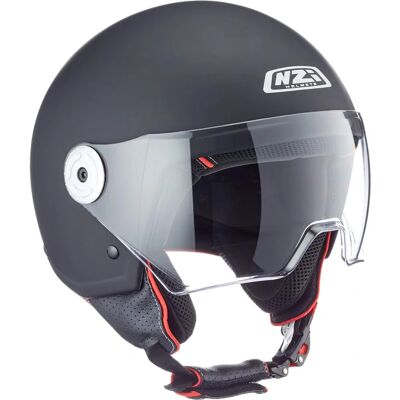Capacete NZI Vintage 3 Preto Fosco - Leve e resistente Capacete NZI Vintage 3 Preto Fosco - Leve e resistente