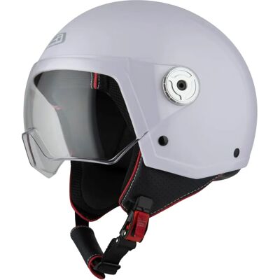 NZI Vintage 3 Pérola Branca Capacete de Moto - Capacete NZI Vintage 3 Pérola Branca Capacete de Moto - Capacete