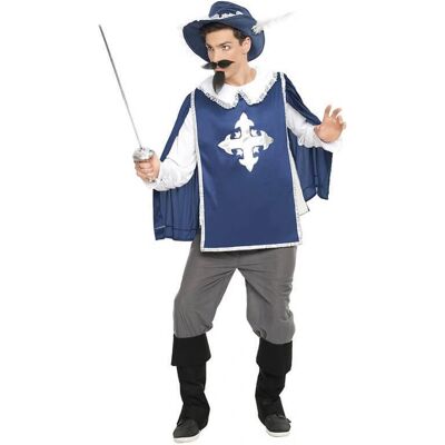Déguisement pour Homme DISFRAZZES Mousquetaire Bleu - Costumes - Publicité Déguisement pour Homme DISFRAZZES Mousquetaire Bleu - Costumes - Publicité