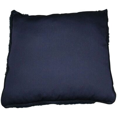 Mobiclinic - Vierkante drukverlichtingskussen - Marineblauw - 44 x 44 cm - Kussen Mobiclinic - Vierkante drukverlichtingskussen - Marineblauw - 44 x 44 cm - Kussen