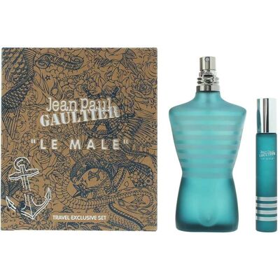 Jean Paul Gaultier Le Male 2-delt Gavesæt - Gift Set Jean Paul Gaultier Le Male 2-delt Gavesæt - Gift Set