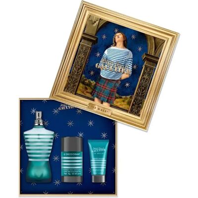 Jean Paul Gaultier Le Male 125ml EDT, 75ml Deo Stick & 50ml ASB - Parfümset Jean Paul Gaultier Le Male 125ml EDT, 75ml Deo Stick & 50ml ASB - Parfümset