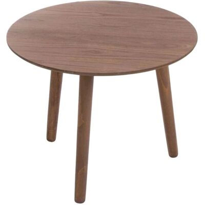 MESKLA HOME DETAILS Brown - Side Table - Wood - 50 x 50 x 43 cm MESKLA HOME DETAILS Brown - Side Table - Wood - 50 x 50 x 43 cm
