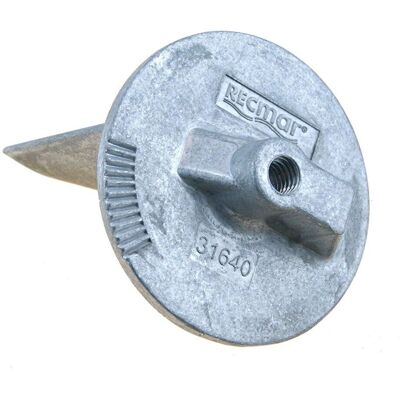 Ánodo de aluminio Recmar Mercury Honda 130x150mm - Pieza de motor de barco Ánodo de aluminio Recmar Mercury Honda 130x150mm - Pieza de motor de barco