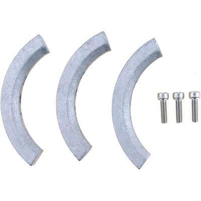 Ánodo de aluminio Volvo - Plateado 90x130mm Ánodo de aluminio Volvo - Plateado 90x130mm