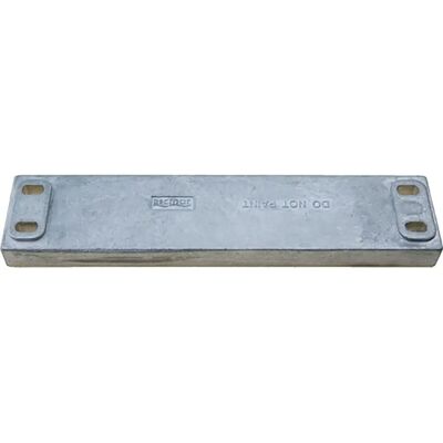 Recmar Anodo in alluminio argentato 100x270mm - Anode Recmar Anodo in alluminio argentato 100x270mm - Anode