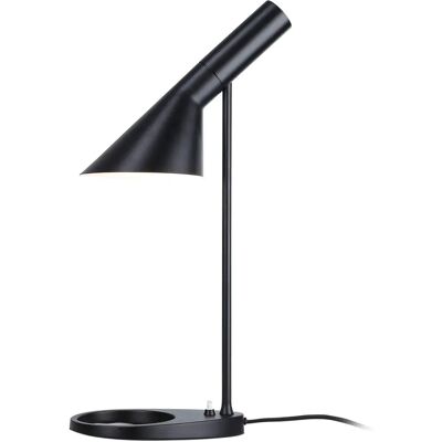 Lampada da Tavolo Nera Marlene di Arne Jacobsen - Luce Minimalista Lampada da Tavolo Nera Marlene di Arne Jacobsen - Luce Minimalista