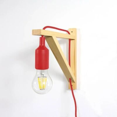 Lámpara de Pared YOJO LED Barcelona - Estilo Escandinavo, Madera y Silicona Lámpara de Pared YOJO LED Barcelona - Estilo Escandinavo, Madera y Silicona