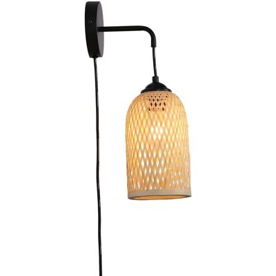 Barcelona LED Frida - Lampa naścienna z rattanu - Wewnątrz Barcelona LED Frida - Lampa naścienna z rattanu - Wewnątrz