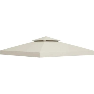 Outsunny Techo de Reemplazo para Pabellón 3x3m - Impermeable Crema Outsunny Techo de Reemplazo para Pabellón 3x3m - Impermeable Crema