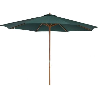 Sombrilla Outsunny Estructura de Madera - 8 Varillas 300x250cm Sombrilla Outsunny Estructura de Madera - 8 Varillas 300x250cm