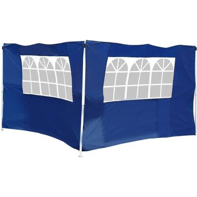 Paredes Laterales Azules Outsunny para Tienda 3x3m - Tela Oxford Duradera Paredes Laterales Azules Outsunny para Tienda 3x3m - Tela Oxford Duradera