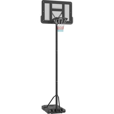 SPORTNOW 2-en-1 Ajustable 230-305 cm - Base con ruedas - Negro - Aro de baloncesto SPORTNOW 2-en-1 Ajustable 230-305 cm - Base con ruedas - Negro - Aro de baloncesto